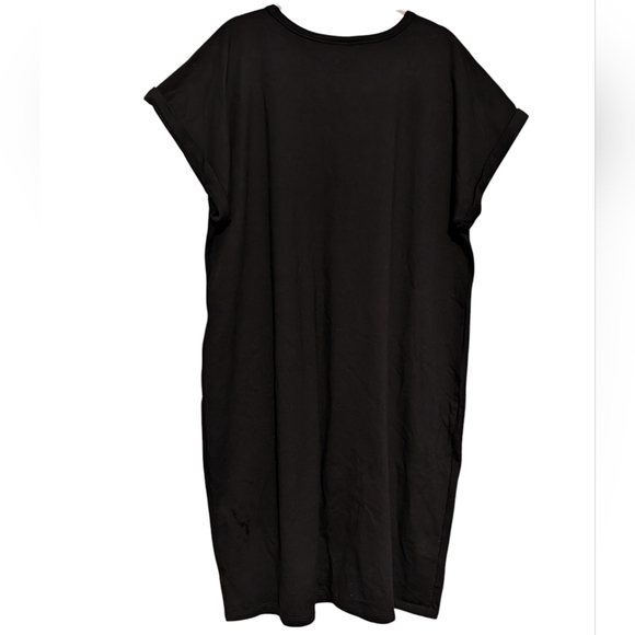 Ava & Viv Black T-Shirt Dress - Picture 2 of 5